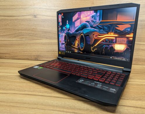 Игровой ноутбук Б-класс Acer Nitro 5 AN 515-55-53AG / 15.6" (1920x1080) IPS / Intel Core i5-10300H (4 (8) ядра по 2.5 - 4.5 GHz) / 16 GB DDR4 / 256 GB SSD + 1000 GB HDD / nVidia GeForce GTX 1650, 4 GB GDDR5, 128-bit / WebCam / Windows 10
