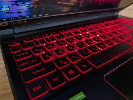 Игровой ноутбук Б-класс Acer Nitro 5 AN 515-55-53AG / 15.6" (1920x1080) IPS / Intel Core i5-10300H (4 (8) ядра по 2.5 - 4.5 GHz) / 16 GB DDR4 / 256 GB SSD + 1000 GB HDD / nVidia GeForce GTX 1650, 4 GB GDDR5, 128-bit / WebCam / Windows 10