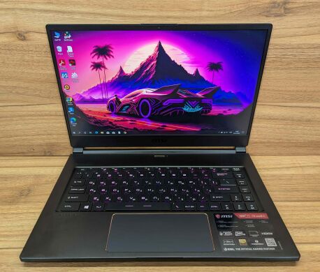 Ігровий ноутбук Б-клас MSI GS65 Stealth 9SE / 15.6" (1920x1080) IPS / Intel Core i7-9750H (6 (12) ядер по 2.6 - 4.5 GHz) / 16 GB DDR4 / 512 GB SSD / nVidia GeForce RTX 2060, 6 GB GDDR6, 192-bit / WebCam / Windows 10