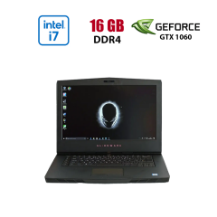 Игровой ноутбук Dell Alienware 15 R3 / 15.6" (1920x1080) IPS / Intel Core i7-7700HQ (4 (8) ядра по 2.8 - 3.8 GHz) / 16 GB DDR4 / 512 GB SSD + 500 GB HDD / nVidia GeForce GTX 1060, 6 GB GDDR5, 192-bit / WebCam