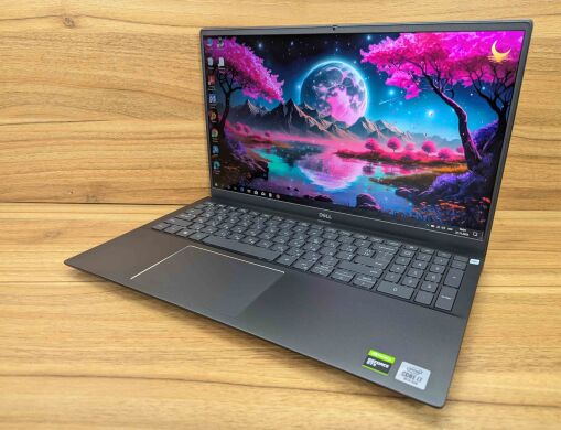 Игровой ноутбук Dell Vostro 7500 / 15.6" (1920x1080) IPS / Intel Core i7-10750H (6 (12) ядер по 2.6 - 5.0 GHz) / 16 GB DDR4 / 512 GB SSD / nVidia GeForce GTX 1650, 4 GB GDDR6, 128-bit / TouchID / WebCam / Windows 10