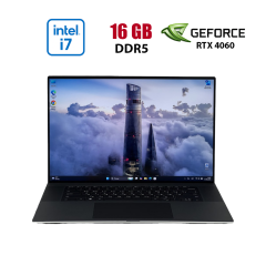 Игровой ноутбук Dell XPS 17 9730 / 17.3" (1920x1200) IPS / Intel Core i7-13700H (14 (20) ядер по 2.4 - 5.0 GHz) / 16 GB DDR5 / 480 GB SSD / nVidia GeForce RTX 4060, 8 GB GDDR6, 128-bit / WebCam
