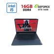 Ігровий ноутбук Lenovo IdeaPad Gaming 3 / 15.6" (1920x1080) IPS / Intel Core i5-10300H (4 (8) ядра по 2.5 - 4.5 GHz) / 16 GB DDR4 / 512 GB SSD / nVidia GeForce GTX 1650, 4 GB GDDR5, 128-bit / WebCam / HDMI