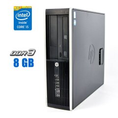 Компьютер HP Compaq 8300 Elite SFF / Intel Core i5-3550S (4 ядра по 3.0 - 3.7 GHz) / 8 GB DDR3 / 320 GB HDD / Intel HD Graphics 2500 / DVD-ROM 