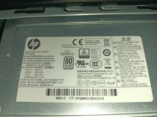 Комп'ютер HP Pavilion 560 Tower / Intel Core i5-6400 (4 ядра по 2.7 - 3.3 GHz) / 8 GB DDR4 / 240 GB SSD NEW / nVidia GeForce GTX 950, 2 GB GDDR5, 128-bit / DVI