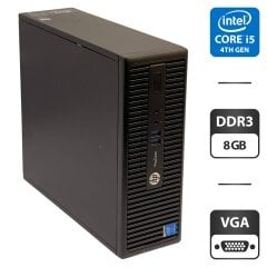 Компьютер HP ProDesk 400 G2.5 SFF / Intel Core i5-4590S (4 ядра по 3.0 - 3.7 GHz) / 8 GB DDR3 / 500 GB HDD / Intel HD Graphics 4600