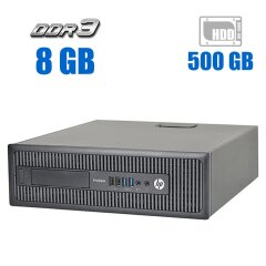 Комп'ютер HP ProDesk 600 G1 SFF / Intel Core i3-4170 (2 (4) ядра по 3.7 GHz) / 8 GB DDR3 / 500 GB HDD / Intel HD Graphics 4400