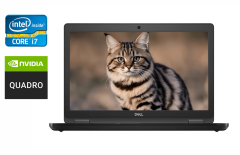 Мобільна робоча станція Dell Precision 3530 / 15.6" (1920x1080) IPS / Intel Core i7-8850H (6 (12) ядра по 2.6 - 4.3 GHz) / 32 GB DDR4 / 512 GB SSD / nVidia Quadro P600, 4 GB GDDR5, 128-bit / WebCam / Windows 10