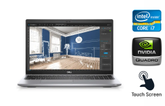 Мобільна робоча станція Dell Precision 3560 / 15.6" (1920x1080) IPS Touch / Intel Core i7-1165G7 (4 (8) ядра по 2.8 - 4.7 GHz) / 16 GB DDR4 / 512 GB SSD / nVidia Quadro T500, 2 GB GDDR6, 64-bit / WebCam / HDMI
