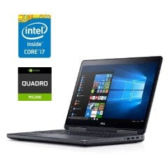 Мобильная рабочая станция Dell Precision 7720 / 17.3" (1920x1080) IPS / Intel Core i7-6920HQ (4 (8) ядра по 2.9 - 3.8 GHz) / 16 GB DDR4 / 256 GB SSD M.2 + 500 GB HDD / nVidia Quadro M1200, 4 GB GDDR5, 128-bit / WebCam / Win 10 Pro