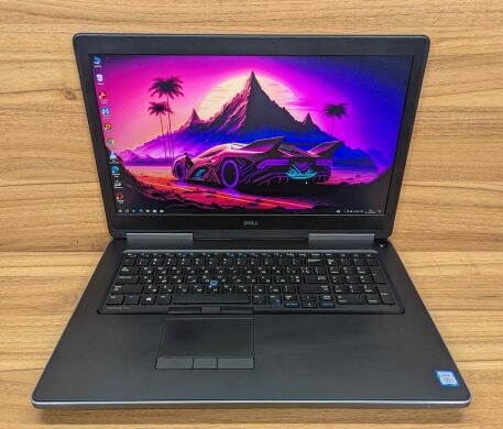 Мобільна робоча станція Dell Precision 7720 / 17.3" (1920x1080) IPS / Intel Core i7-7820HQ (4 (8) ядра по 2.9 - 3.9 GHz) / 32 GB DDR4 / 512 GB SSD / nVidia Quadro P4000, 8 GB GDDR5, 256-bit / USB Type-C / Windows 10