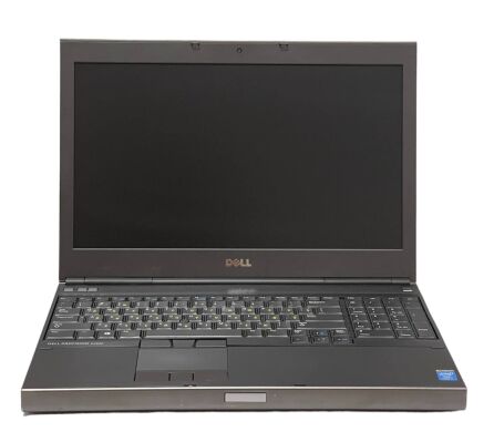Мобільна робоча станція Dell Precision M4800 / 15.6" (1920x1080) TN / Intel Core i7-4800MQ (4 (8) ядра по 2.7 - 3.7 GHz) / 12 GB DDR3 / 256 GB SSD / AMD FirePro M5100, 2 GB GDDR5, 128-bit / WebCam / HDMI