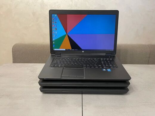 Мобільна робоча станція HP ZBook 17 G2 / 17.3" (1600x900) TN / Intel Core i7-4710MQ (4 (8) ядра по 2.5 - 3.5 GHz) / 16 GB DDR3 / 512 GB SSD / nVidia Quadro K3100M, 4 GB GDDR5, 256-bit / DVD-RW / DisplayPort