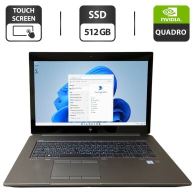 Мобільна робоча станція HP ZBook 17 G6 / 17.3" (3840x2160) IPS Touch / Intel Core i7-9750H (6 (12) ядер по 2.6 - 4.5 GHz) / 16 GB DDR4 / 512 GB SSD M.2 / nVidia Quadro T1000, 4 GB GDDR5, 128-bit / WebCam