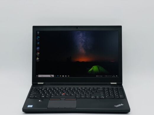 Мобільна робоча станція Lenovo ThinkPad P50 / 15.6" (3840x2160) IPS / Intel Core i7-6820HQ (4 (8) ядра по 2.7 - 3.6 GHz) / 16 GB DDR4 / 250 GB SSD / nVidia Quadro M2000M, 4 GB GDDR5, 128-bit / WebCam 
