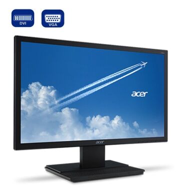 Монітор Acer V246HL / 24" (1920x1080) TN / VGA, DVI + Кабель живлення