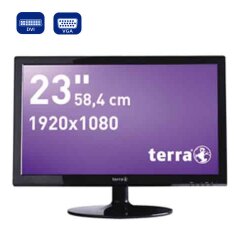 Монитор Terra 2310W / 23" (1920x1080) TN+Film LED / VGA, DVI / встроенные динамики
