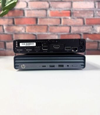 Неттоп HP EliteDesk 800 G6 USFF / Intel Core i5-10500 (6 (12) ядер по 3.1 - 4.5 GHz) / 16 GB DDR4 / 256 GB SSD / Intel UHD Graphics 630 / Блок питания