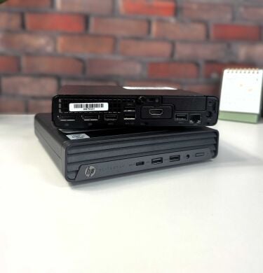 Неттоп HP EliteDesk 800 G6 USFF / Intel Core i5-10500 (6 (12) ядер по 3.1 - 4.5 GHz) / 16 GB DDR4 / 256 GB SSD / Intel UHD Graphics 630 / Блок питания