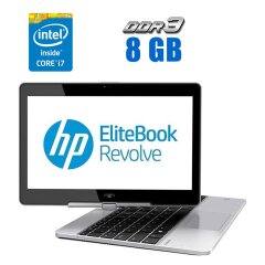 Ноутбук-трансформер HP EliteBook Revolve 810 G2 / 11.6" (1366x768) IPS Touch / Intel Core i7-4600U (2 (4) ядра по 2.1 - 3.3 GHz) / 8 GB DDR3 / 256 GB SSD / Intel HD Graphics 4400 / WebCam