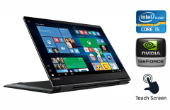 Ноутбук-трансформер Lenovo Yoga 710-15IKB / 15.6" (1920x1080) IPS Touch / Intel Core i5-7200U (2 (4) ядра по 2.5 - 3.1 GHz) / 16 GB DDR4 / 480 GB SSD / nVidia GeForce 940MX, 2 GB GDDR5, 64-bit / WebCam / TouchID / Windows 10