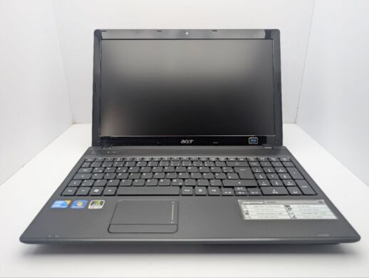 Ноутбук Acer Aspire 5742G / 15.6" (1366x768) TN / Intel Core i3-370M (2 (4) ядра по 2.4 - 2.5 GHz) / 6 GB DDR3 / 500 GB HDD / nVidia GeForce GT 420M, 1 GB GDDR3, 128-bit / WebCam / DVD-ROM