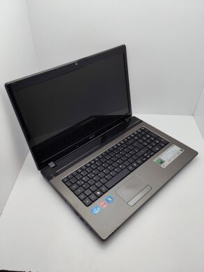 Ноутбук Acer Aspire 7750G / 17.3" (1600x900) TN / Intel Core i7-2630QM (4 (8) ядра по 2.0 &ndash; 2.9 GHz) / 6 GB DDR3 / 120 GB SSD + 500 GB HDD / AMD Radeon HD 6700M, 2 GB DDR3, 128-bit / WebCam