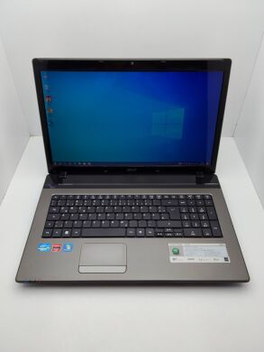 Ноутбук Acer Aspire 7750G / 17.3" (1600x900) TN / Intel Core i7-2630QM (4 (8) ядра по 2.0 &ndash; 2.9 GHz) / 6 GB DDR3 / 120 GB SSD + 500 GB HDD / AMD Radeon HD 6700M, 2 GB DDR3, 128-bit / WebCam