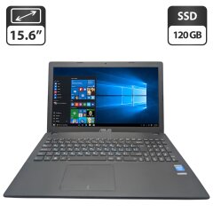 Ноутбук Asus F551C / 15.6" (1366x768) TN / Intel Celeron 1007U (2 ядра по 1.5 GHz) / 4 GB DDR3 / 120 GB SSD / Intel HD Graphics / WebCam / DVD-ROM