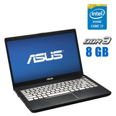 Ноутбук Б-класс Asus Q400A / 14" (1366x768) TN / Intel Core i7-3632QM (4 (8) ядра по 2.2 - 3.2 GHz) / 8 GB DDR3 / 120 GB SSD / Intel HD Graphics 4000 / WebCam