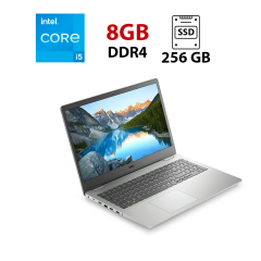 Ноутбук Б-клас Dell Inspiron 3501 / 15.6" (1920x1080) IPS / Intel Core i5-1035G1 (4 (8) ядра по 1.0 - 3.6 GHz) / 8 GB DDR4 / 256 GB SSD / Intel UHD Graphics / WebCam
