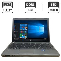 Ноутбук Б-класс HP ProBook 4340s / 13.3" (1366x768) TN / Intel Core i3-3120M (2 (4) ядра по 2.5 GHz) / 8 GB DDR3 / 240 GB SSD / Intel HD Graphics 4000 / WebCam