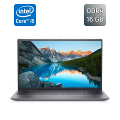 Ноутбук Dell Inspiron 15 5510 / 15.6" (1920x1080) IPS / Intel Core i5-11320H (4 (8) ядра по 2.5 - 4.5 GHz) / 16 GB DDR4 / 256 GB SSD / Intel Iris Xe Graphics eligible / WebCam / TouchID / Windows 11