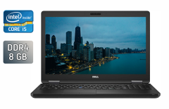 Ноутбук Dell Latitude 5580 / 15.6" (1920x1080) IPS / Intel Core i5-7300U (2 (4) ядра по 2.6 - 3.5 GHz) / 8 GB DDR4 / 240 GB SSD / Intel HD Graphics 620 / WebCam / HDMI / Windows 10