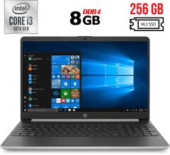 Ноутбук HP Pavilion 15-dy1074nr / 15.6" (1366x768) TN Touch / Intel Core i3-1005G1 (2 (4) ядра по 1.2 - 3.4 GHz) / 8 GB DDR4 / 256 GB SSD M.2 / Intel UHD Graphics / WebCam / USB 3.1 / HDMI / Windows 10 лицензия