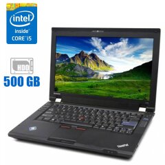 Ноутбук Lenovo ThinkPad L420 / 14" (1366x768) TN / Intel Core i5-2520M (2 (4) ядра по 2.5 - 3.2 GHz) / 3 GB DDR3 / 500 GB HDD / Intel HD Graphics 3000 / WebCam