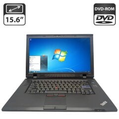Ноутбук Lenovo ThinkPad SL510 / 15.6" (1366x768) TN / Intel Core 2 Duo T6570 (2 ядра по 2.1 GHz) / 6 GB DDR3 / 250 GB HDD / Intel GMA 4500MHD Graphics / WebCam / DVD-ROM