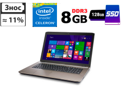 Ноутбук Medion Akoya E7226 / 17.3" (1600x900) TN / Intel Celeron N2930 (4 (4) ядра по 2.16 GHz) / 8 GB DDR3 / 120 GB SDD / Intel HD Graphics / WebCam / HDMI /USB 3.0 / DVD