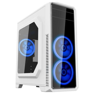 Новый игровой ПК Ice G561 White Tower / AMD Ryzen 5 8400F (6 (12) ядер по 4.2 - 4.7 GHz) / 16 GB DDR5 / 480 GB SSD / nVidia GeForce RTX 5060, 8 GB GDDR7, 128-bit