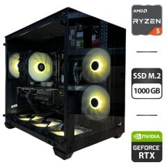 Сборка под заказ: новый игровой ПК AeroCool Dryft Mini Tower / AMD Ryzen 5 7500F (6 (12) ядер по 3.7 - 5.0 GHz) / 32 GB DDR5 / 1000 GB SSD M.2 / nVidia GeForce RTX 5070, 12 GB GDDR7, 192-bit / 850W