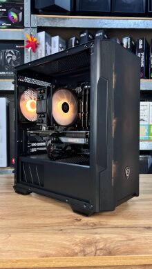 Сборка под заказ: компьютер MSI MAG Forge M100R Black Tower / AMD Ryzen 5 7500F (6 (12) ядер по 3.7 - 5.0 GHz) / 16 GB DDR5 / 500 GB SSD M.2 / nVidia GeForce RTX 4060, 8 GB GDDR6, 128-bit / 650W Сборка под заказ: компьютер MSI MAG Forge M100R Black Tower / AMD Ryzen 5 7500F (6 (12) ядер по 3.7 - 5.0 GHz) / 16 GB DDR5 / 500 GB SSD M.2 / nVidia GeForce RTX 4060, 8 GB GDDR6, 128-bit / 650W