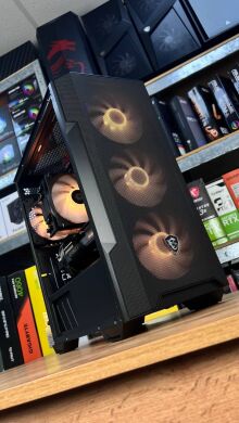 Сборка под заказ: компьютер MSI MAG Forge M100R Black Tower / AMD Ryzen 5 7500F (6 (12) ядер по 3.7 - 5.0 GHz) / 16 GB DDR5 / 500 GB SSD M.2 / nVidia GeForce RTX 4060, 8 GB GDDR6, 128-bit / 650W Сборка под заказ: компьютер MSI MAG Forge M100R Black Tower / AMD Ryzen 5 7500F (6 (12) ядер по 3.7 - 5.0 GHz) / 16 GB DDR5 / 500 GB SSD M.2 / nVidia GeForce RTX 4060, 8 GB GDDR6, 128-bit / 650W