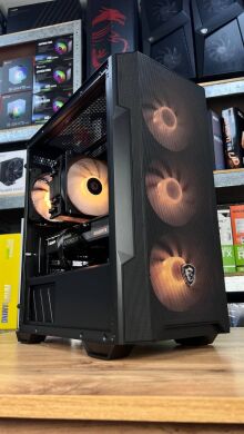Сборка под заказ: компьютер MSI MAG Forge M100R Black Tower / AMD Ryzen 5 7500F (6 (12) ядер по 3.7 - 5.0 GHz) / 16 GB DDR5 / 500 GB SSD M.2 / nVidia GeForce RTX 4060, 8 GB GDDR6, 128-bit / 650W Сборка под заказ: компьютер MSI MAG Forge M100R Black Tower / AMD Ryzen 5 7500F (6 (12) ядер по 3.7 - 5.0 GHz) / 16 GB DDR5 / 500 GB SSD M.2 / nVidia GeForce RTX 4060, 8 GB GDDR6, 128-bit / 650W