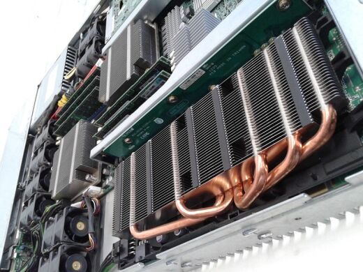 Сервер Supermicro 1U / 2x Intel Xeon X5670 (6 (12) ядер по 2.93 - 3.33 GHz) / 48 GB DDR3 / Без HDD / 2x nVidia Tesla M2090, 6 GB GDDR5, 384-bit / 1400W Gold / 3 корзины 3.5"
