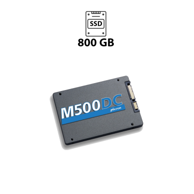 Твердотільний накопичувач SSD Micron M500DC MTFDDAK800MBB-1AE1ZABYY / 2.5" / 800 GB 3D MLC / SATA III