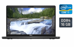 Ультрабук Dell Latitude 5500 / 15.6" (1920x1080) IPS / Intel Core i7-8665U (4 (8) ядра по 1.9 - 4.8 GHz) / 16 GB DDR4 / 512 GB SSD / Intel UHD Graphics / WebCam / TouchID / Windows 10