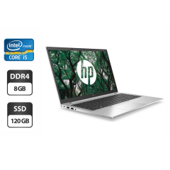 Ультрабук Б-класс HP EliteBook 840 G8 / 14" (1366x768) TN / Intel Core i5-1145G7 (4 (8) ядра по 2.6 - 4.4 GHz) / 8 GB DDR4 / 120 GB SSD / Intel Iris Xe Graphics / WebCam / TouchID / Windows 11