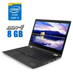 Ультрабук Lenovo ThinkPad X380 Yoga / 13.3" (1920x1080) IPS Touch / Intel Core i5-8250U (4 (8) ядра по 1.6 - 3.4 GHz) / 8 GB DDR4 / 480 GB SSD / Intel UHD Graphics 620 / WebCam