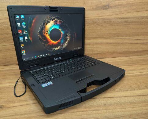Захищений ноутбук Getac S410 / 14" (1920x1080) IPS Touch / Intel Core i7-6600U (2 (4) ядра по 2.6 - 3.4 GHz) / 8 GB DDR4 / 250 GB SSD / nVidia GeForce GTX 950M, 2 GB GDDR5, 128-bit / Windows 10