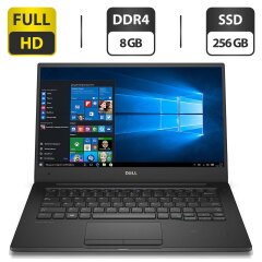 Ультрабук Dell Latitude 7370 / 13.3" (1920x1080) IPS / Intel Core m5-6Y57 (2 (4) ядра по 1.1 - 2.8 GHz) / 8 GB DDR3 / 256 GB SSD / Intel HD Graphics 515 / WebCam / Windows 10 Pro